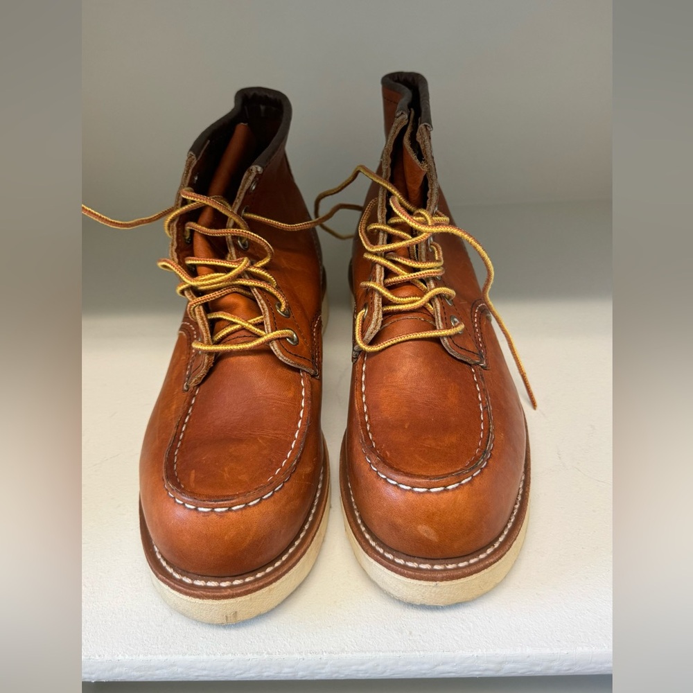 Red wing boots, only worn once